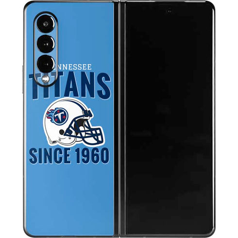 NFL Tennessee Titans Helmet Galaxy Z Fold3 5G Skin